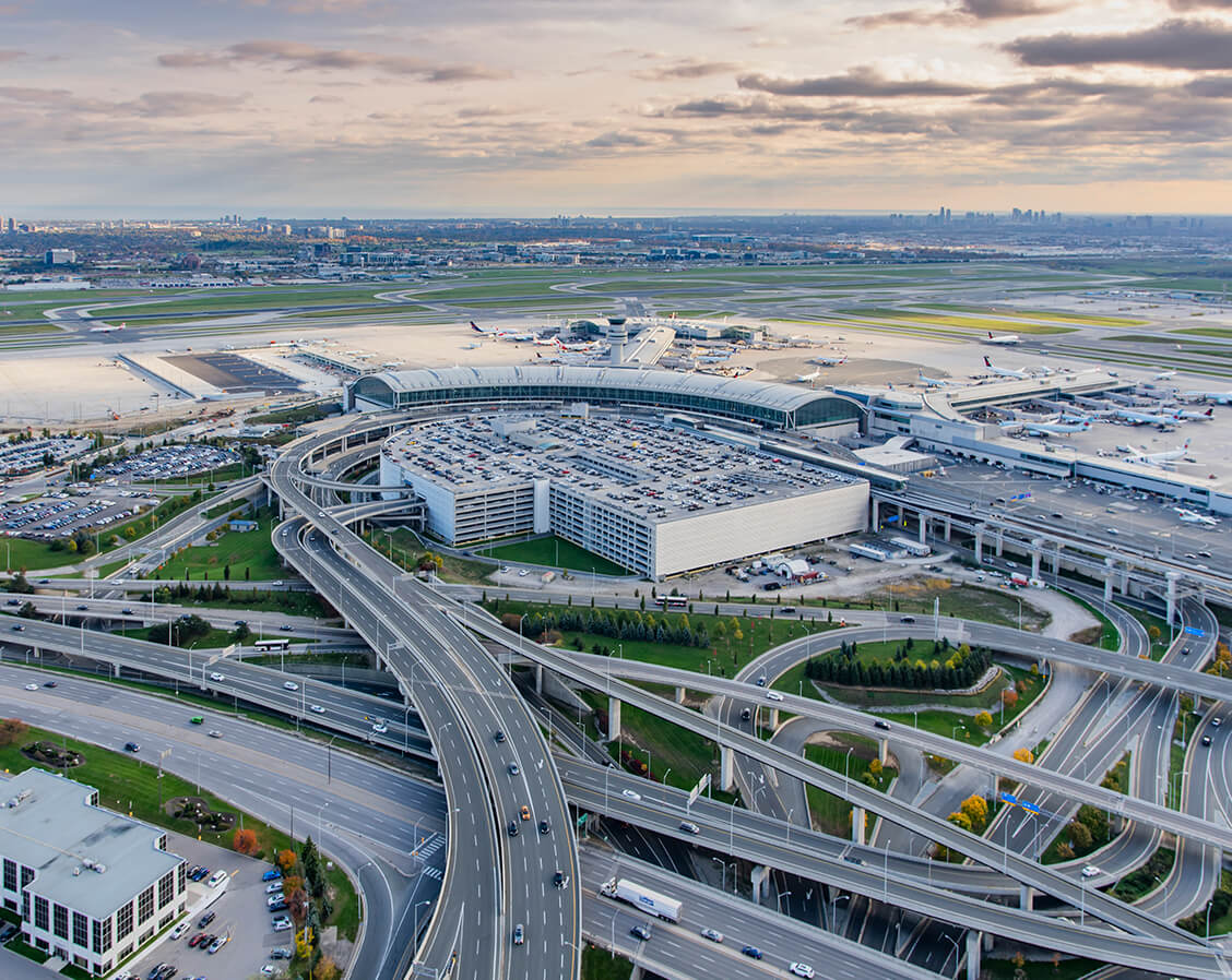 Pearson Airport from above