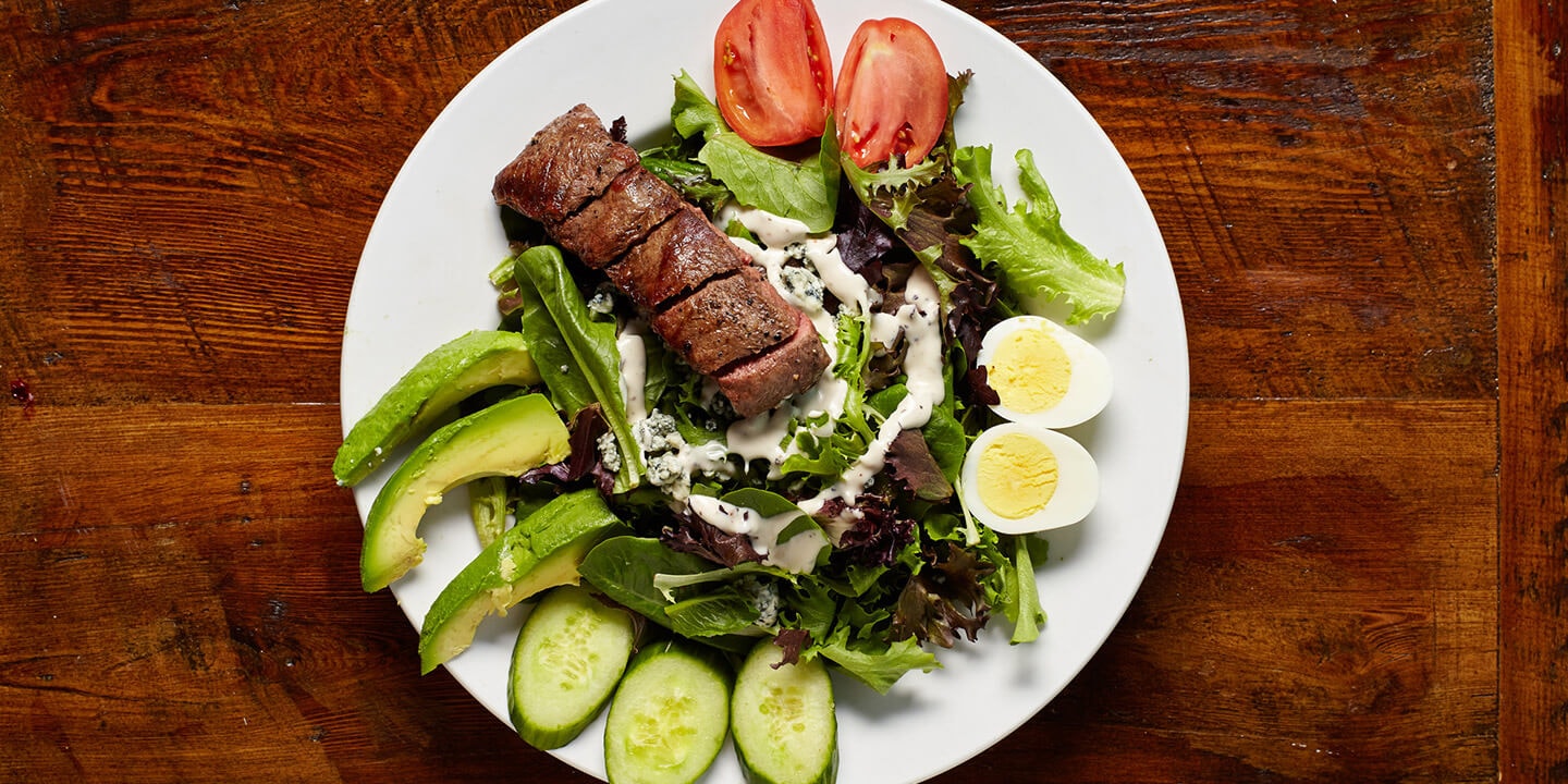 salade au steak