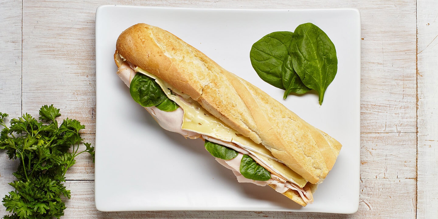 sandwich sur baguette