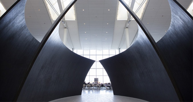 Tilted Spheres by Richard Serra
