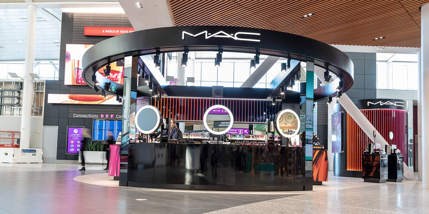 Outside view of MAC Cosmetics store. 