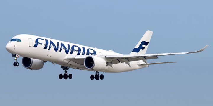 a large airplane flying in the sky